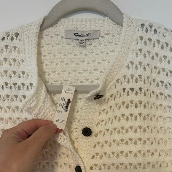 NWT Madewell Open-Stitch Crewneck Sweater
In Lighthouse Size XXS - Picture 4 of 8
